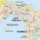 Pispalan kartta vuodelta 2006